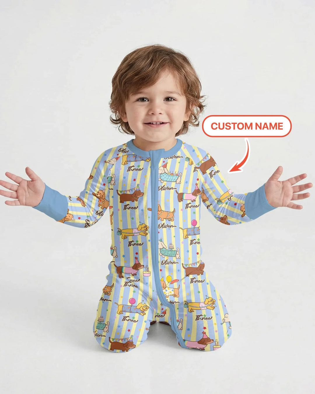 Gerippte Babykleidung mit individuellem Foto - Weich &amp; Skizzenhaft