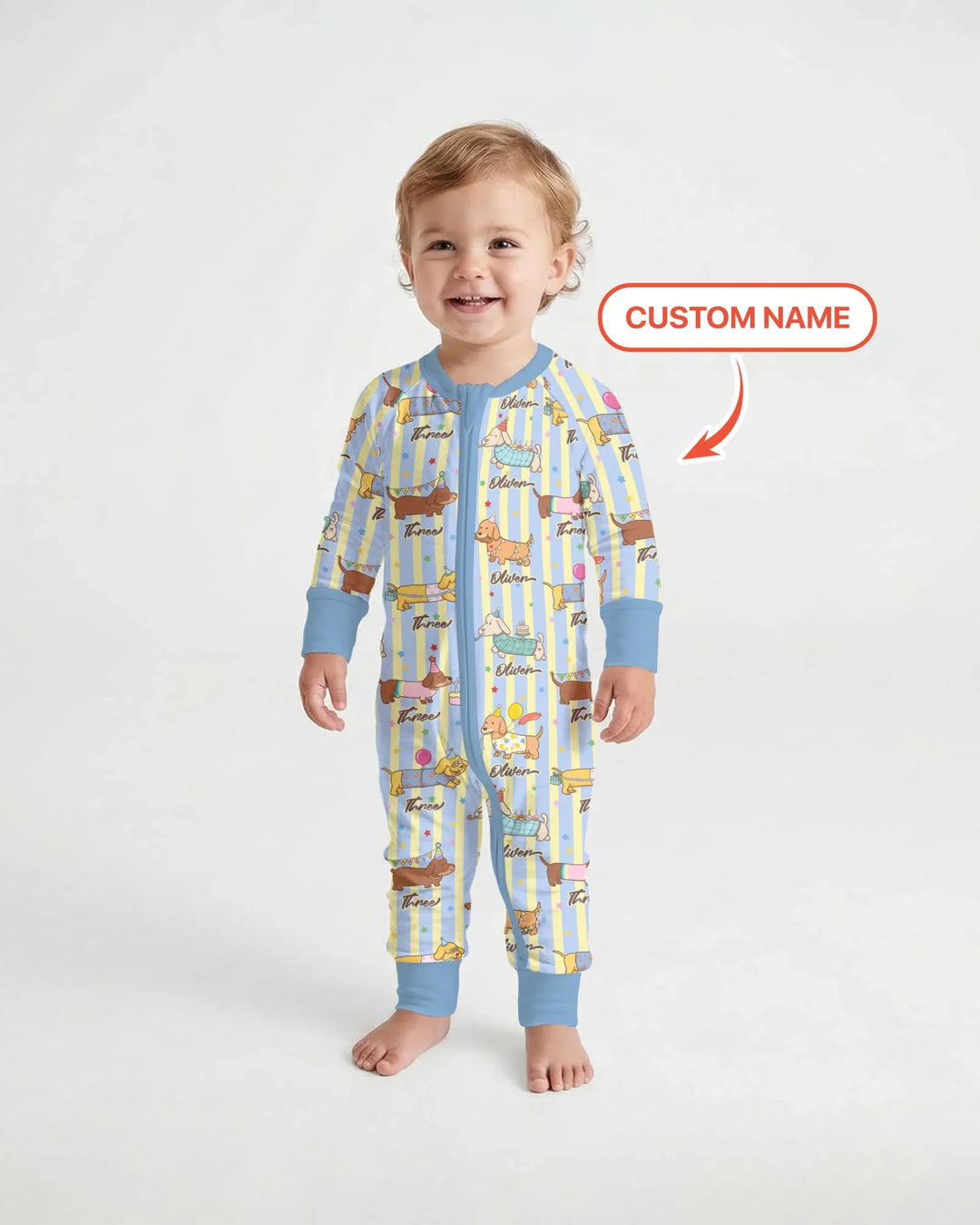 Gerippte Babykleidung mit individuellem Foto - Weich &amp; Skizzenhaft