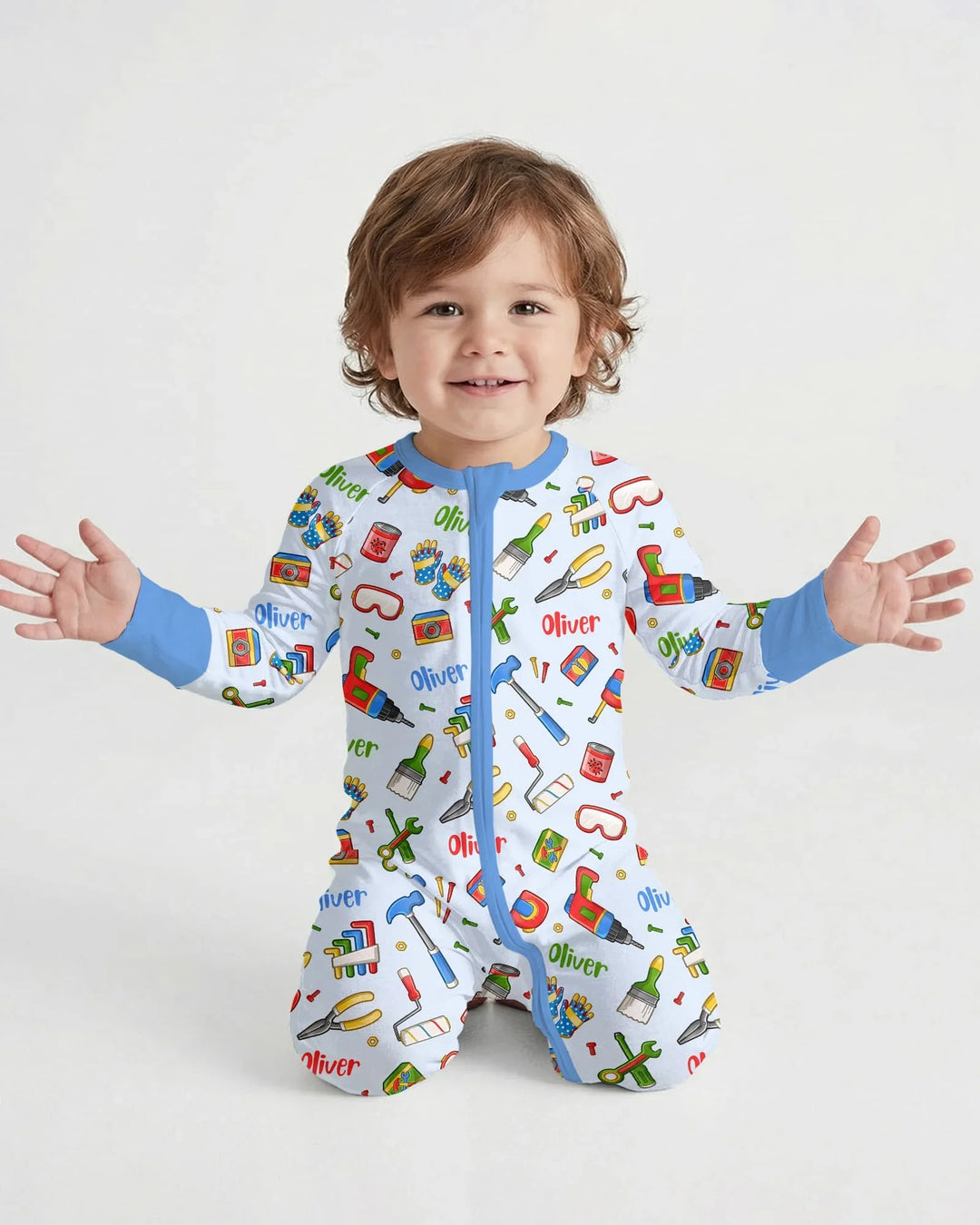 Gerippte Babykleidung mit individuellem Foto - Weich &amp; Skizzenhaft