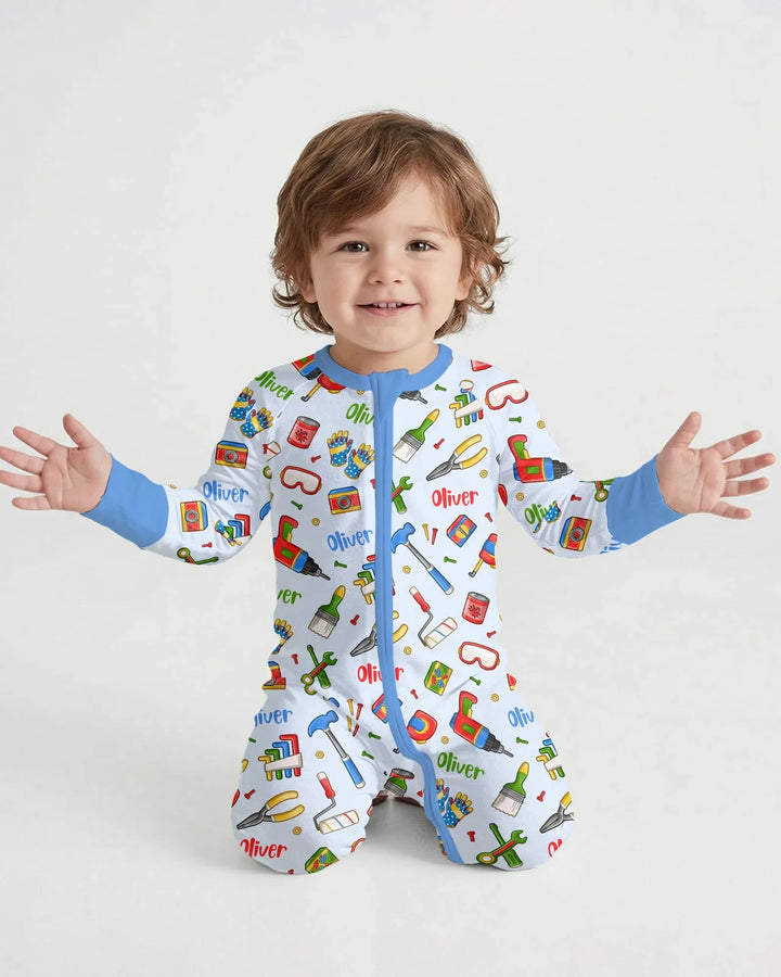 Gerippte Babykleidung mit individuellem Foto - Weich &amp; Skizzenhaft