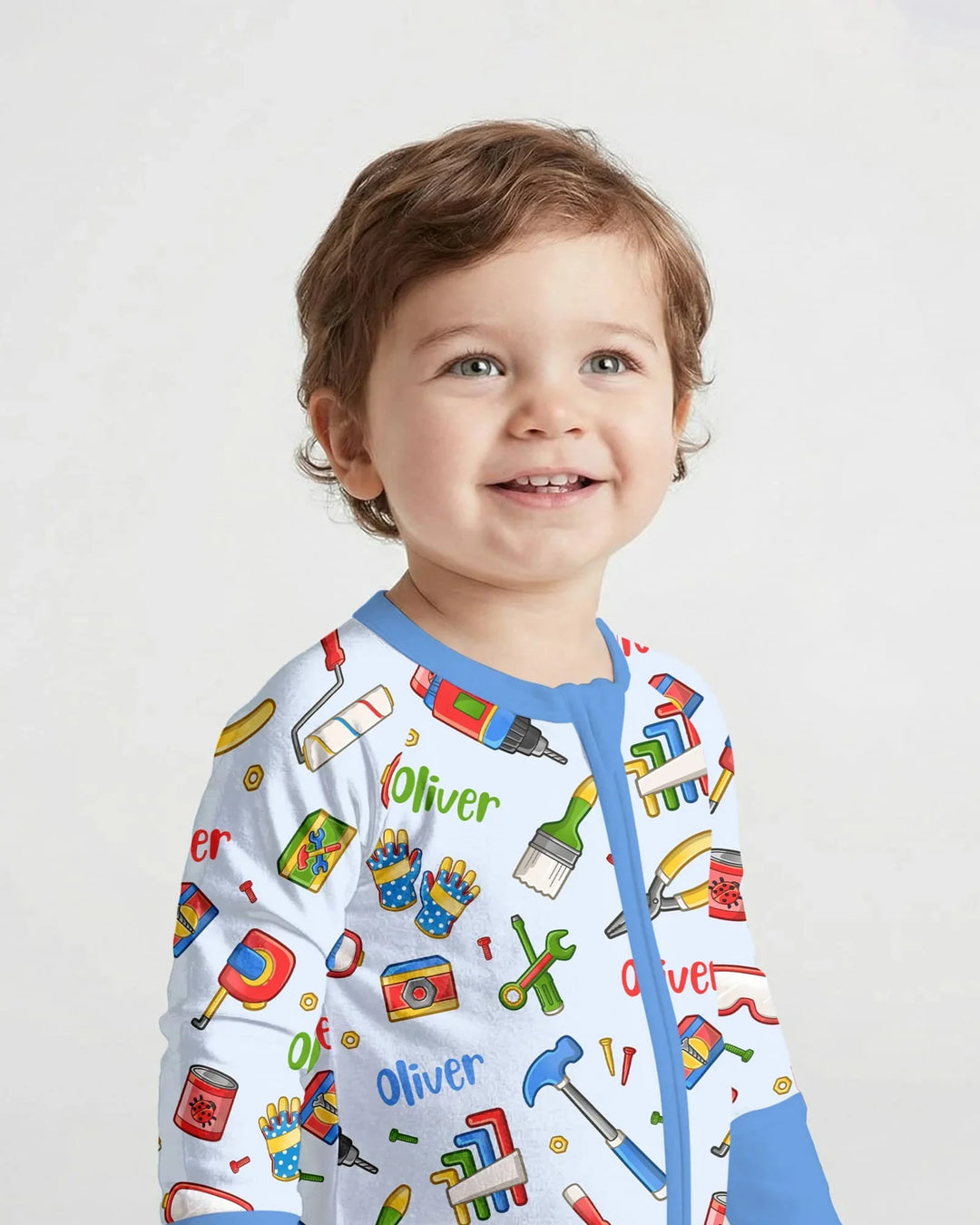 Gerippte Babykleidung mit individuellem Foto - Weich &amp; Skizzenhaft