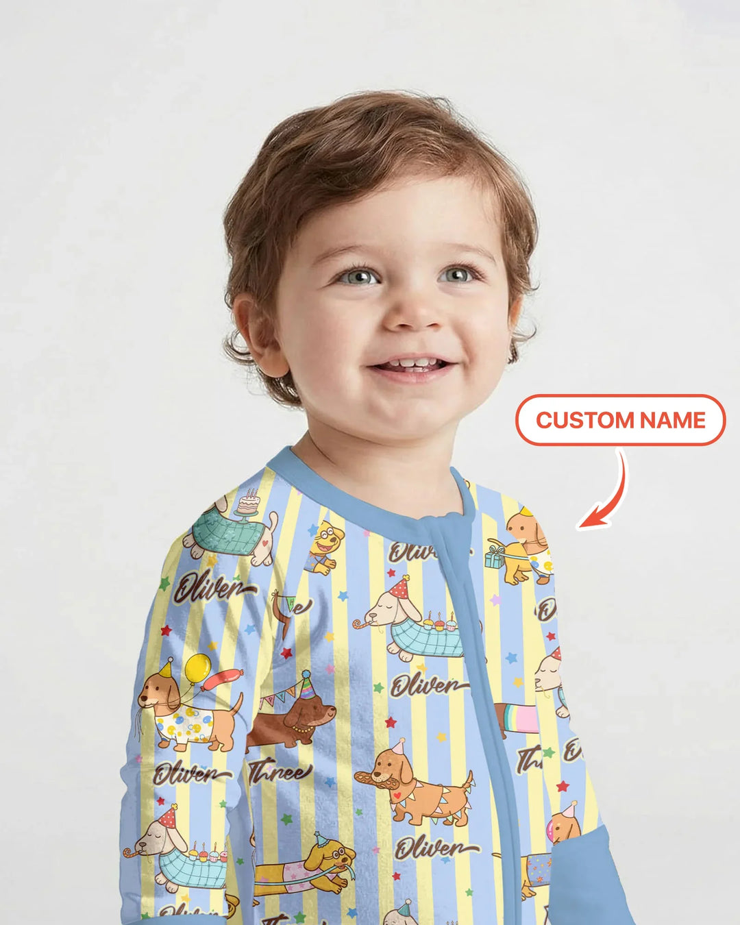 Gerippte Babykleidung mit individuellem Foto - Weich &amp; Skizzenhaft