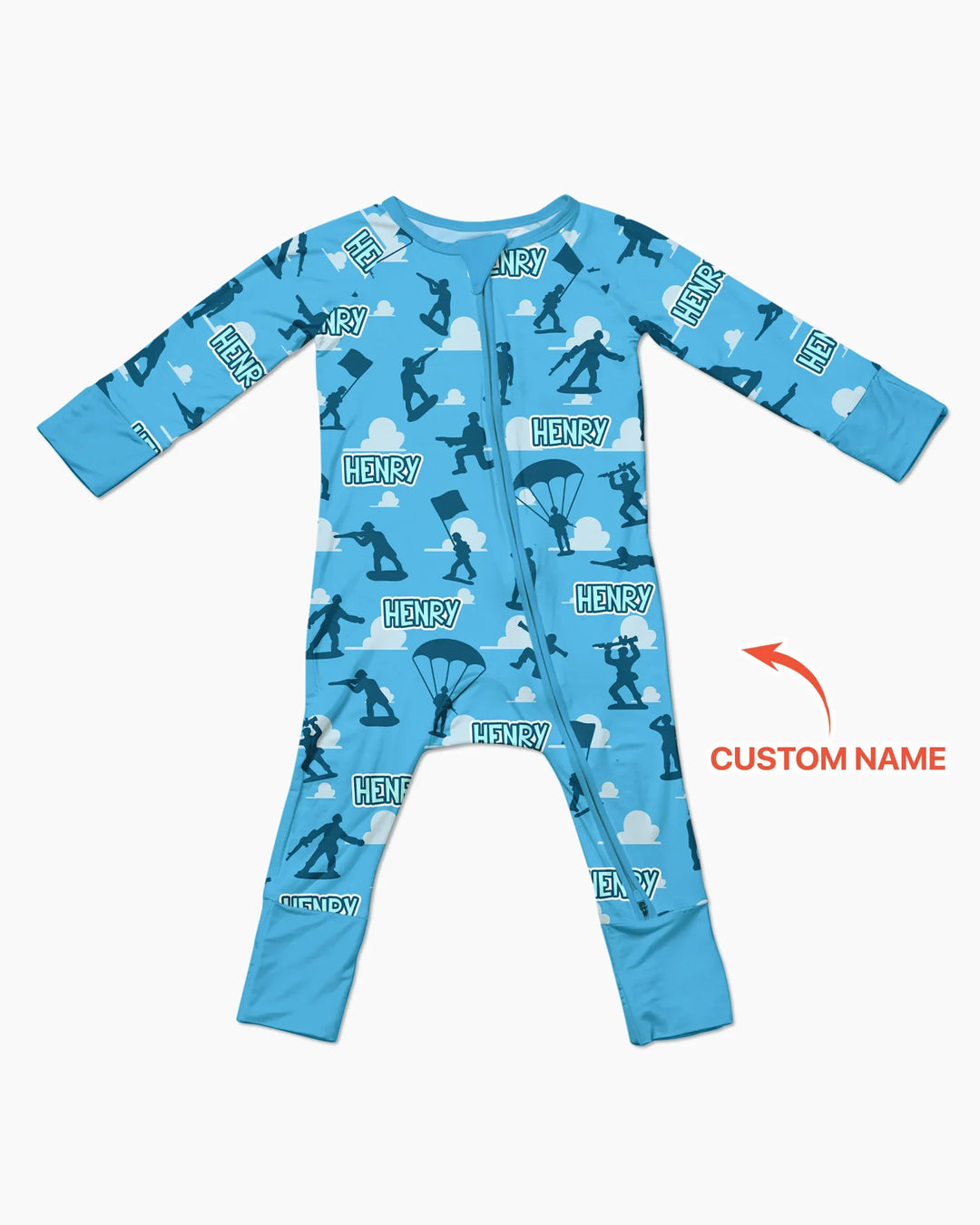 Army Men Memorial Day Bamboo Convertible Zippy