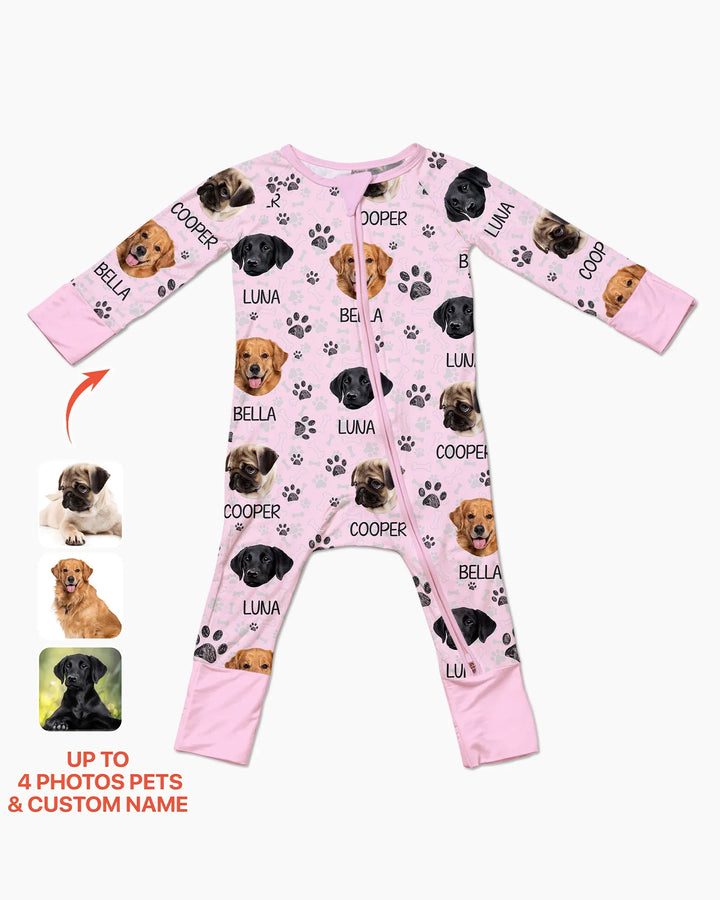 Gerippte Babykleidung mit individuellem Foto - Weich &amp; Skizzenhaft