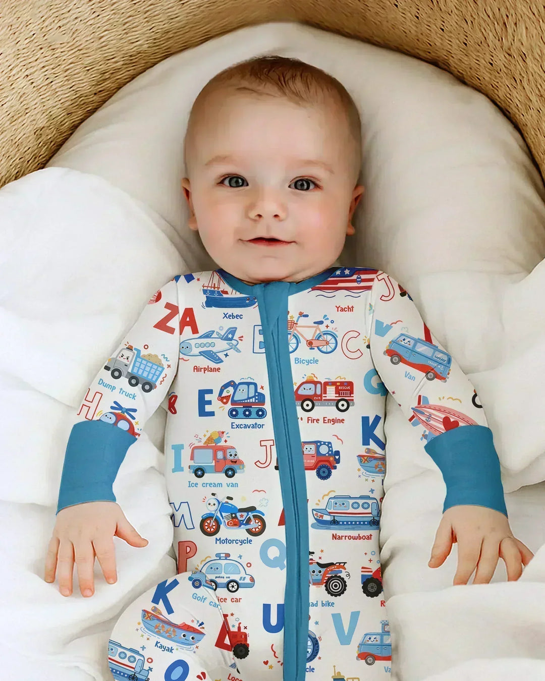 Patriotic Construction Bamboo Convertible Zippy
