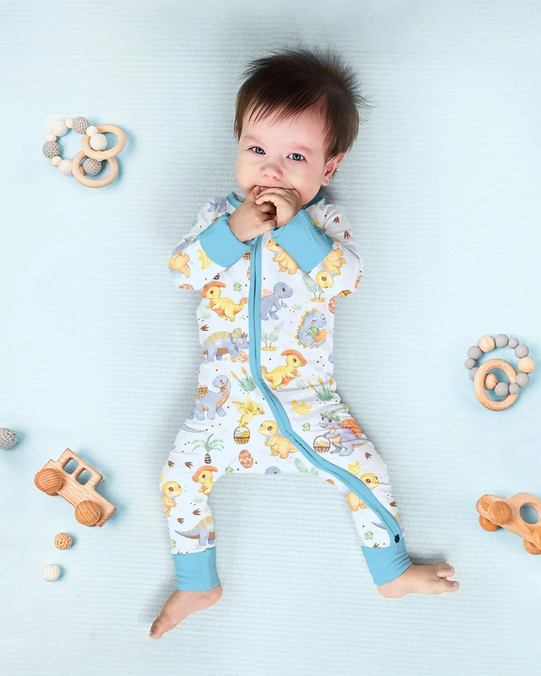 Gerippte Babykleidung mit individuellem Foto - Weich &amp; Skizzenhaft