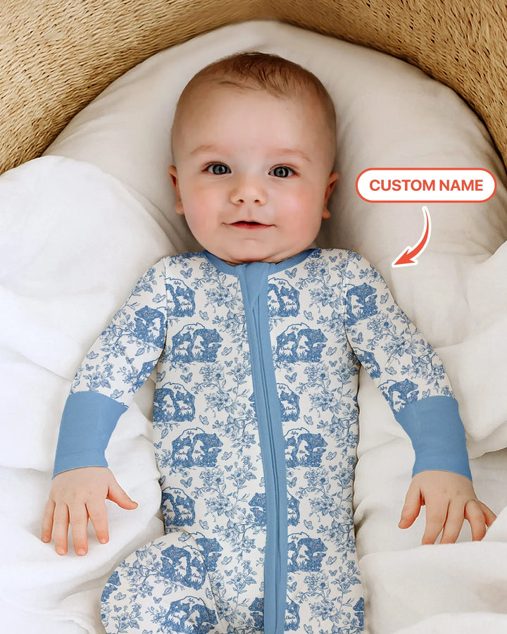 Gerippte Babykleidung mit individuellem Foto - Weich &amp; Skizzenhaft