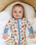 Gerippte Babykleidung mit individuellem Foto - Weich &amp; Skizzenhaft