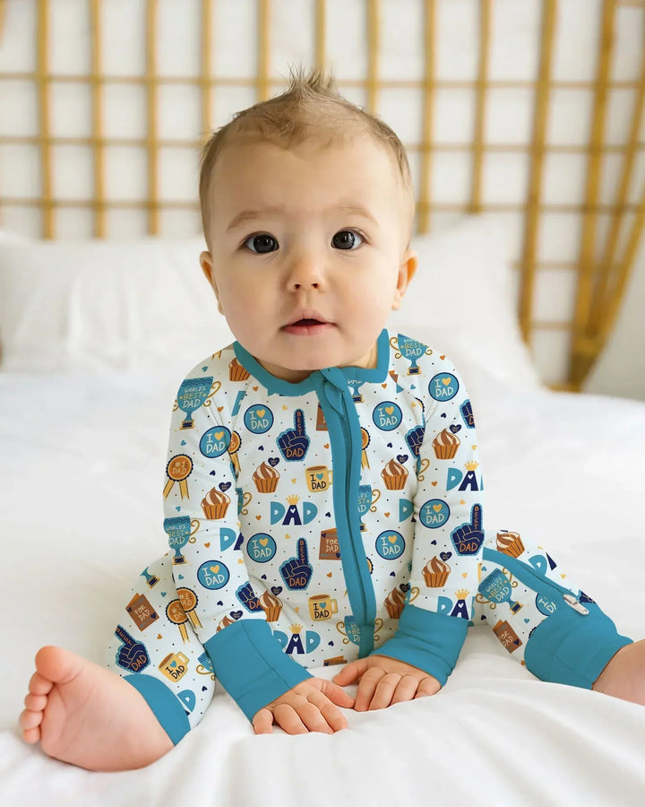 Gerippte Babykleidung mit individuellem Foto - Weich &amp; Skizzenhaft