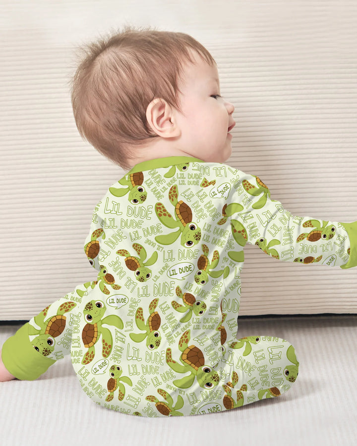 Gerippte Babykleidung mit individuellem Foto - Weich &amp; Skizzenhaft