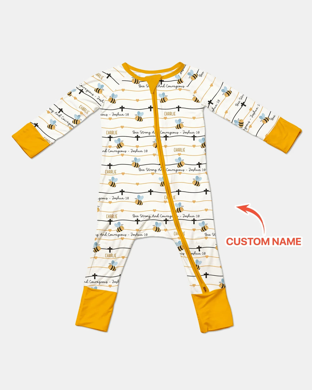 Gerippte Babykleidung mit individuellem Foto - Weich &amp; Skizzenhaft