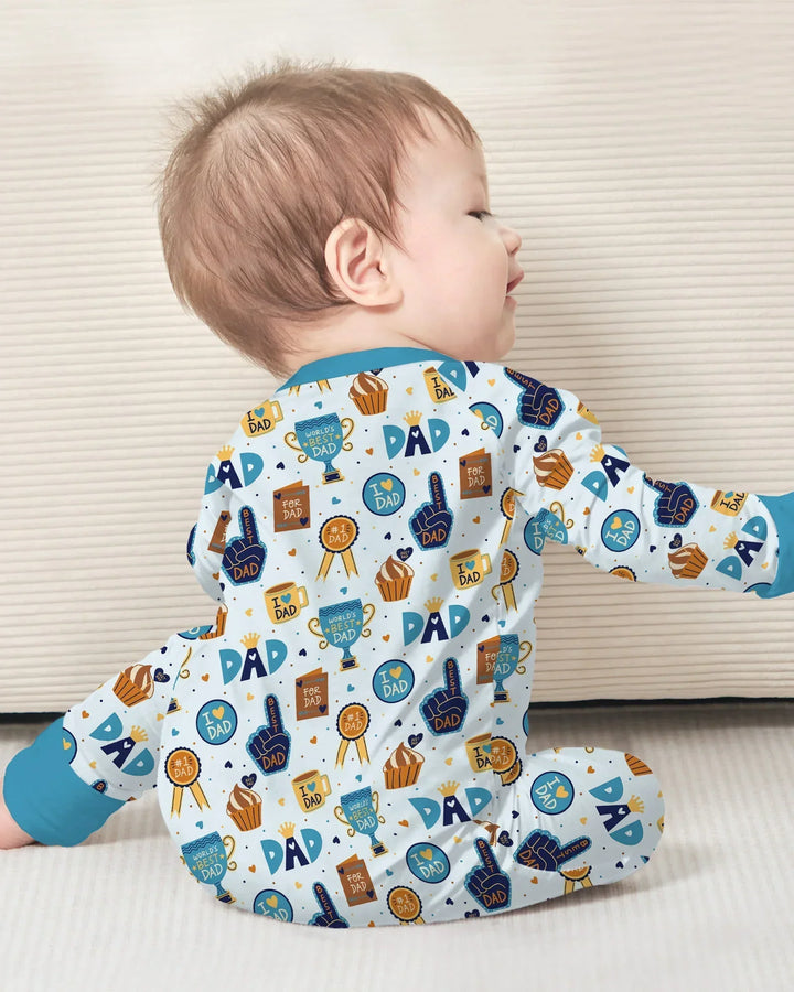 Gerippte Babykleidung mit individuellem Foto - Weich &amp; Skizzenhaft