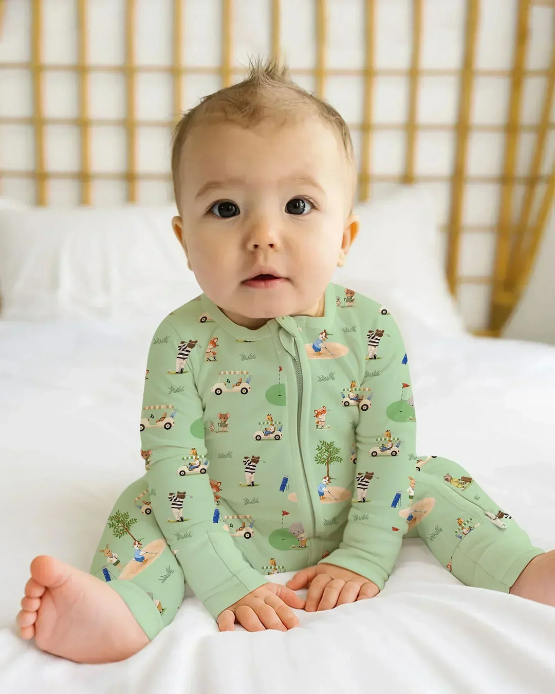 Gerippte Babykleidung mit individuellem Foto - Weich &amp; Skizzenhaft