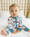 Patriotic Construction Bamboo Convertible Zippy
