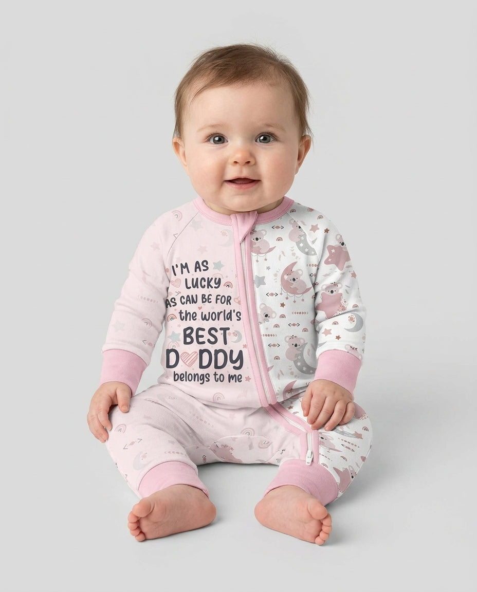 The World's Best Daddy Belongs To Me Bamboo Convertible Zippy