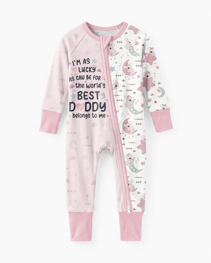 The World's Best Daddy Belongs To Me Bamboo Convertible Zippy