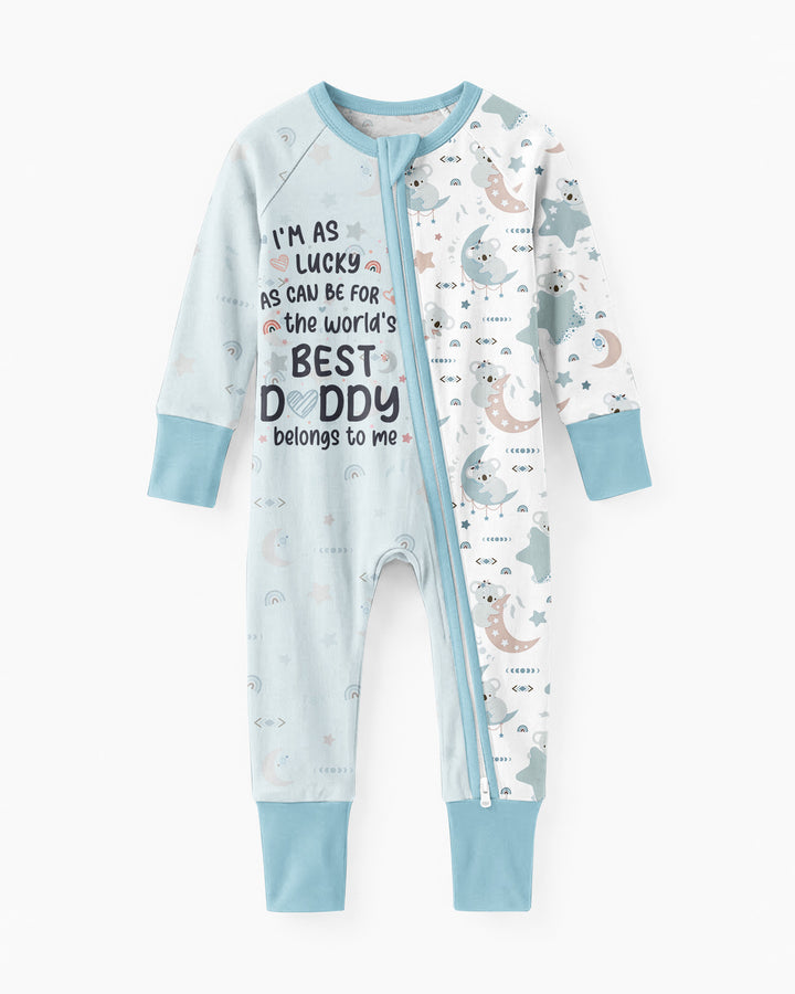 The World's Best Daddy Belongs To Me Bamboo Convertible Zippy