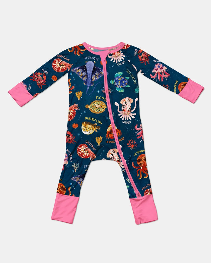 Deep Blue Wonders Bamboo Convertible Zippy