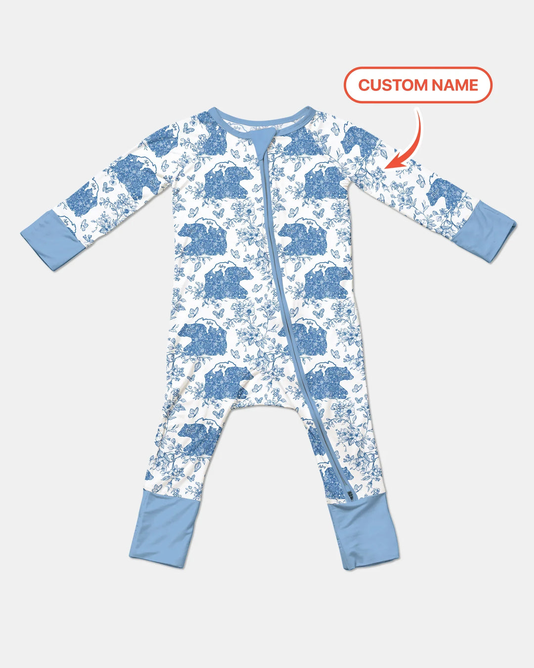 Gerippte Babykleidung mit individuellem Foto - Weich &amp; Skizzenhaft