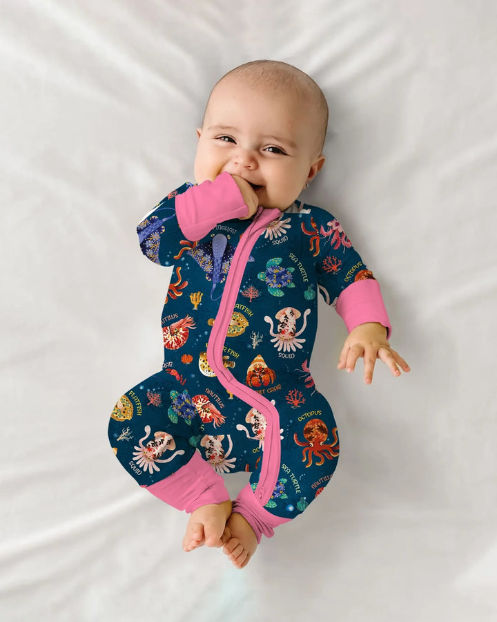 Deep Blue Wonders Bamboo Convertible Zippy