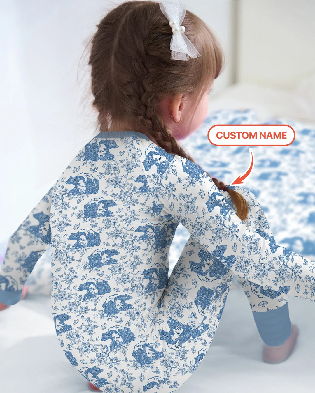 Gerippte Babykleidung mit individuellem Foto - Weich &amp; Skizzenhaft