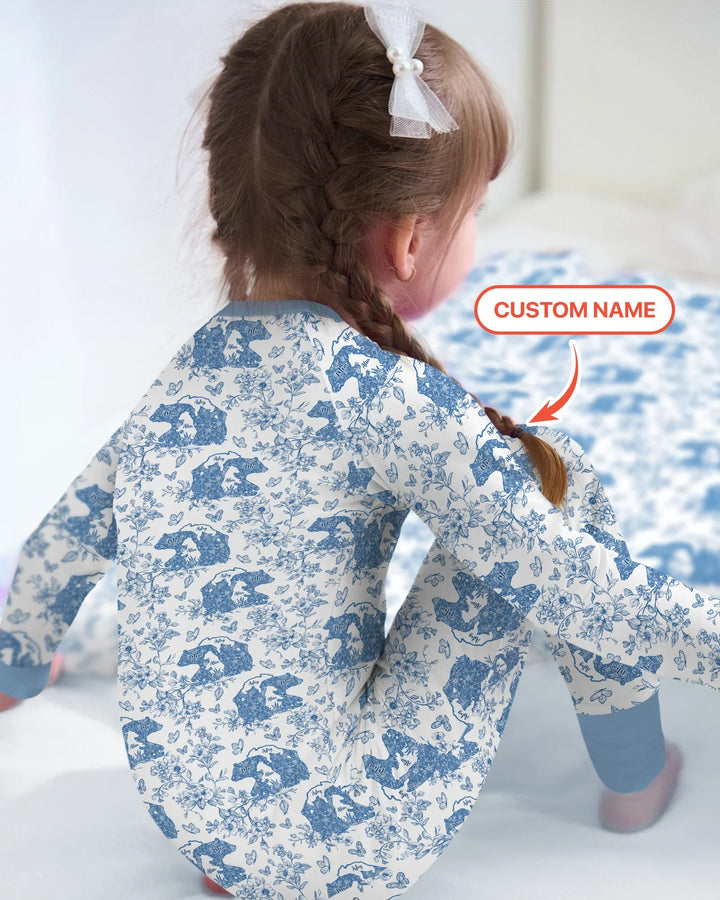 Gerippte Babykleidung mit individuellem Foto - Weich &amp; Skizzenhaft