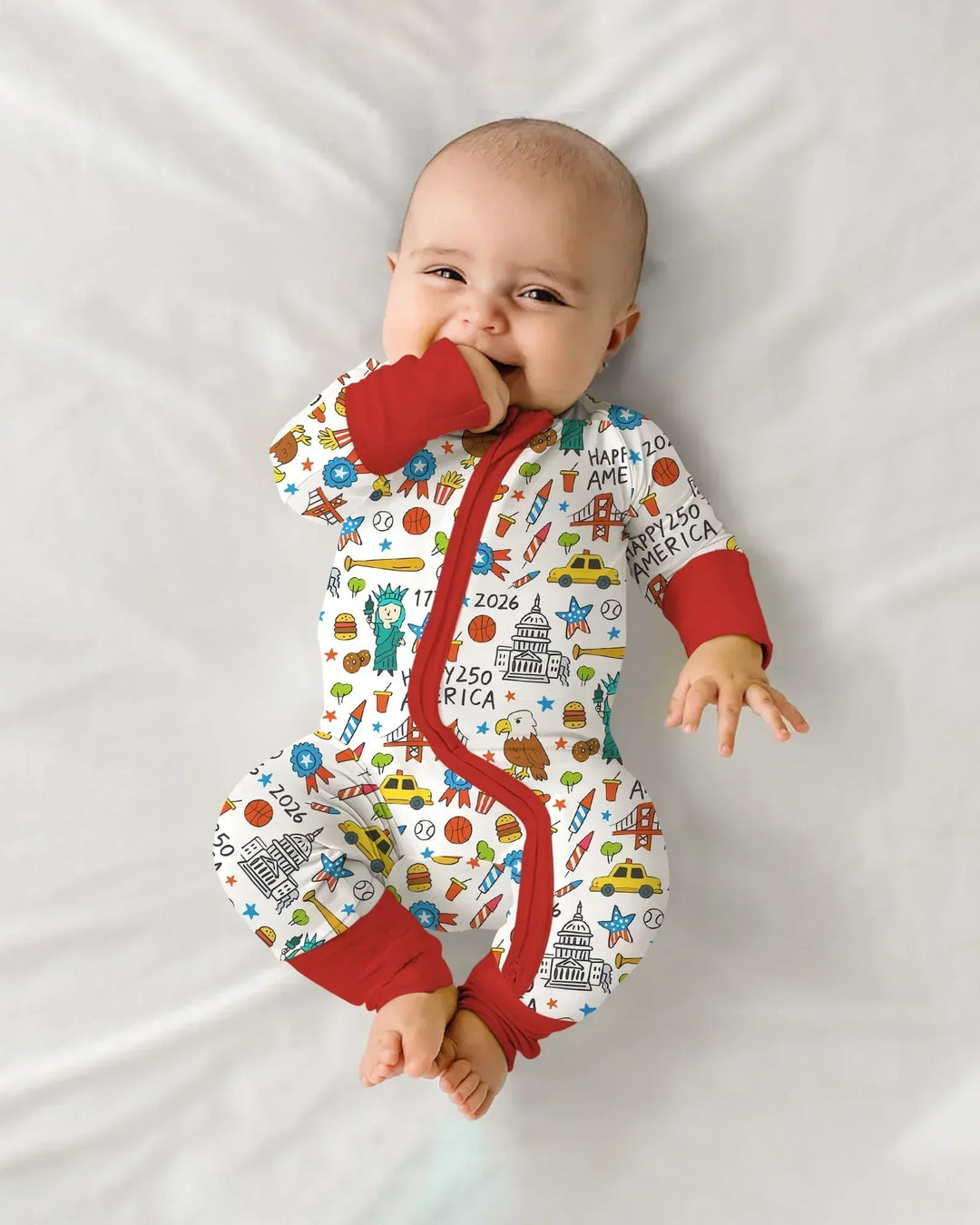 Gerippte Babykleidung mit individuellem Foto - Weich &amp; Skizzenhaft