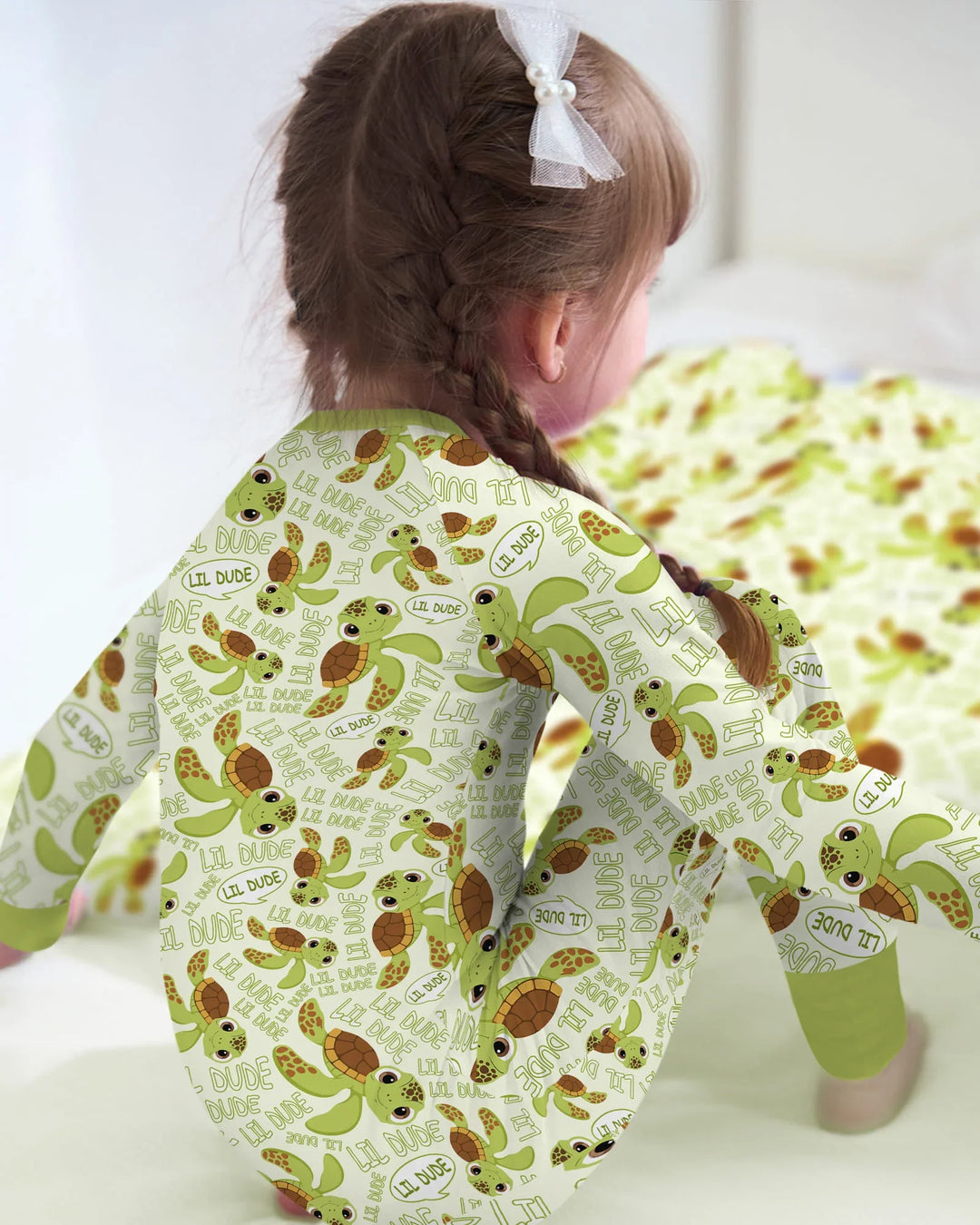 Gerippte Babykleidung mit individuellem Foto - Weich &amp; Skizzenhaft