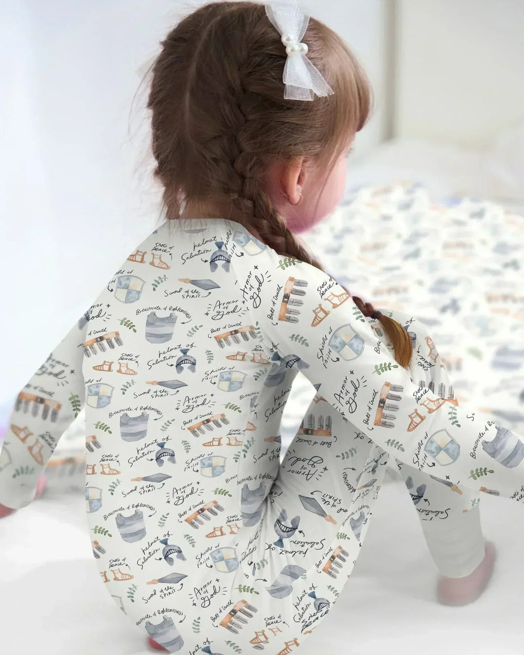 Gerippte Babykleidung mit individuellem Foto - Weich &amp; Skizzenhaft
