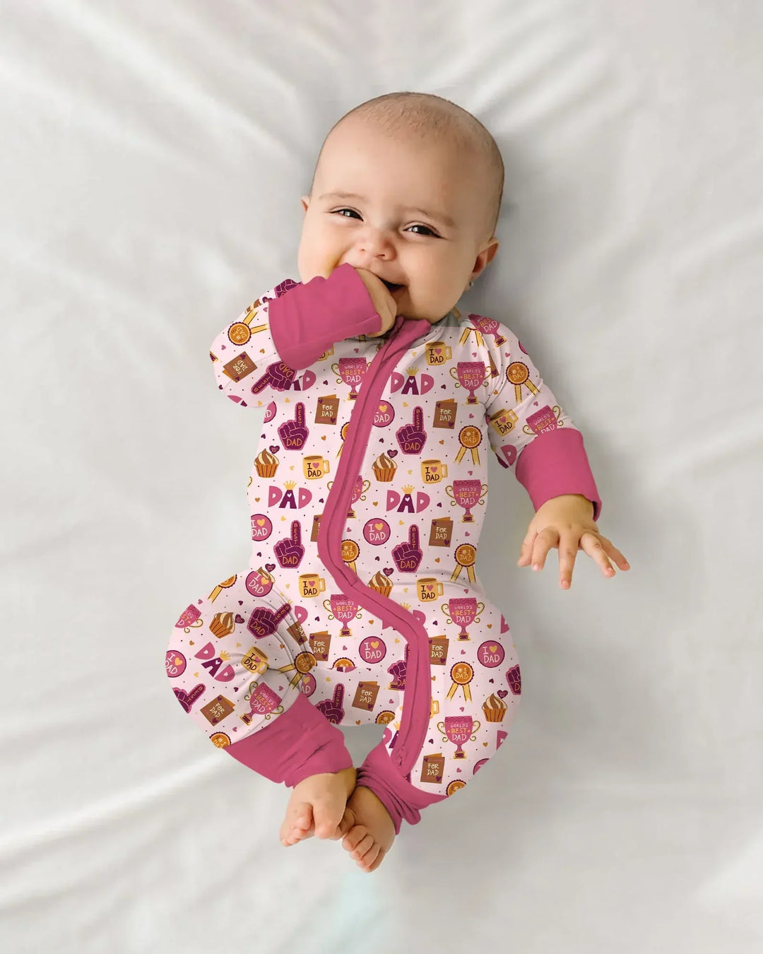 Gerippte Babykleidung mit individuellem Foto - Weich &amp; Skizzenhaft