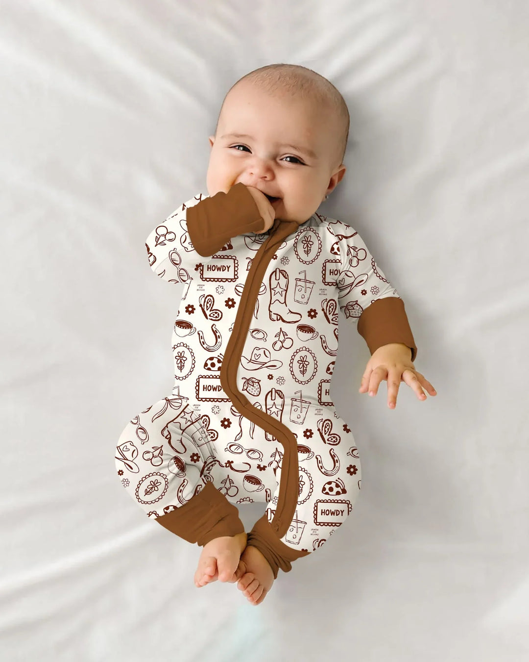 Gerippte Babykleidung mit individuellem Foto - Weich &amp; Skizzenhaft