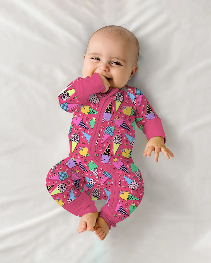 Gerippte Babykleidung mit individuellem Foto - Weich &amp; Skizzenhaft