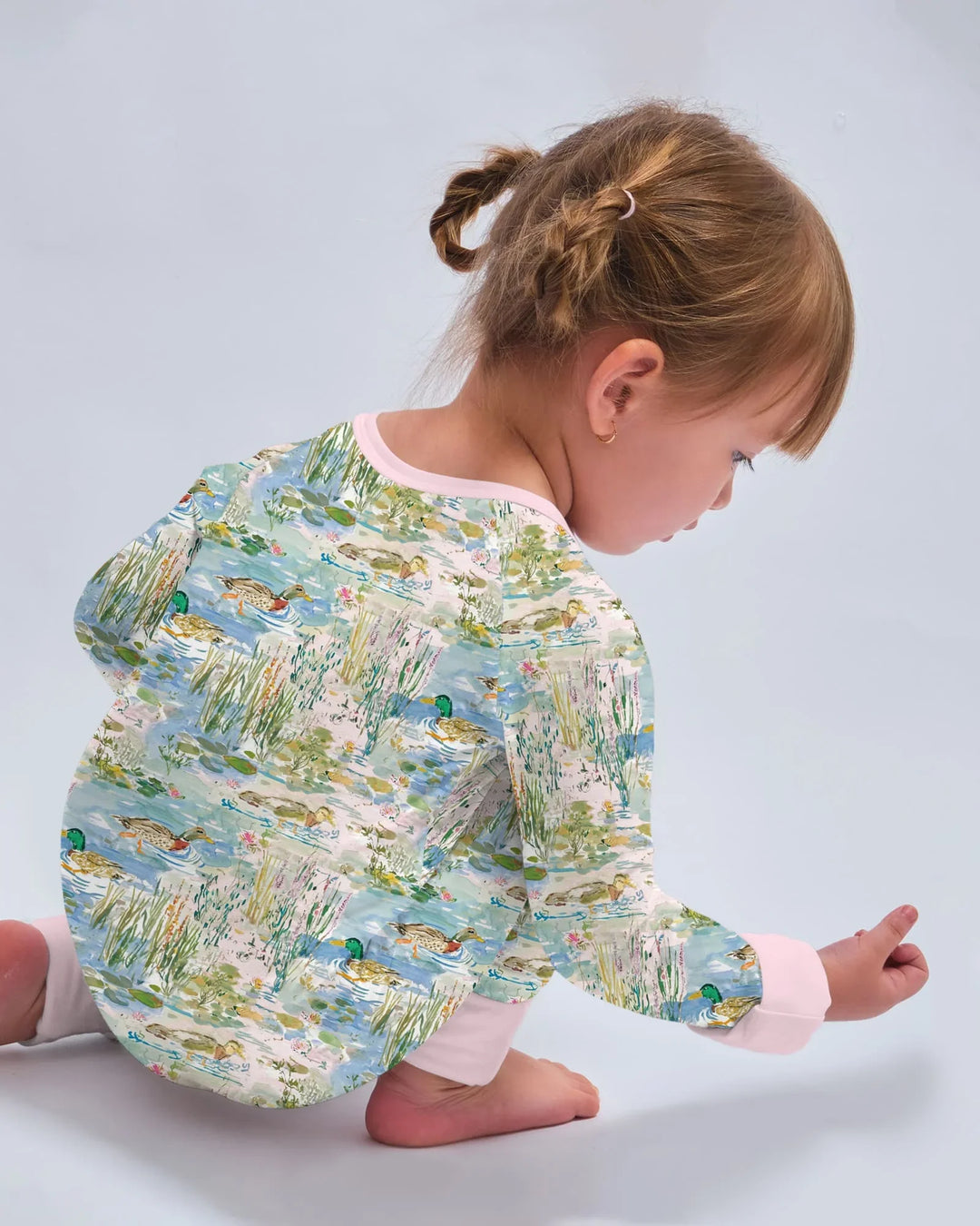 Gerippte Babykleidung mit individuellem Foto - Weich &amp; Skizzenhaft
