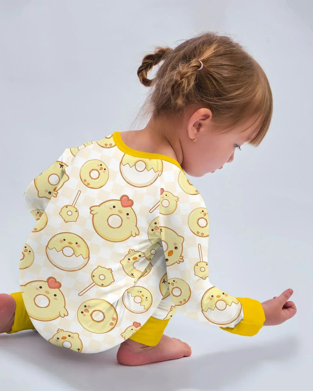 Gerippte Babykleidung mit individuellem Foto - Weich &amp; Skizzenhaft