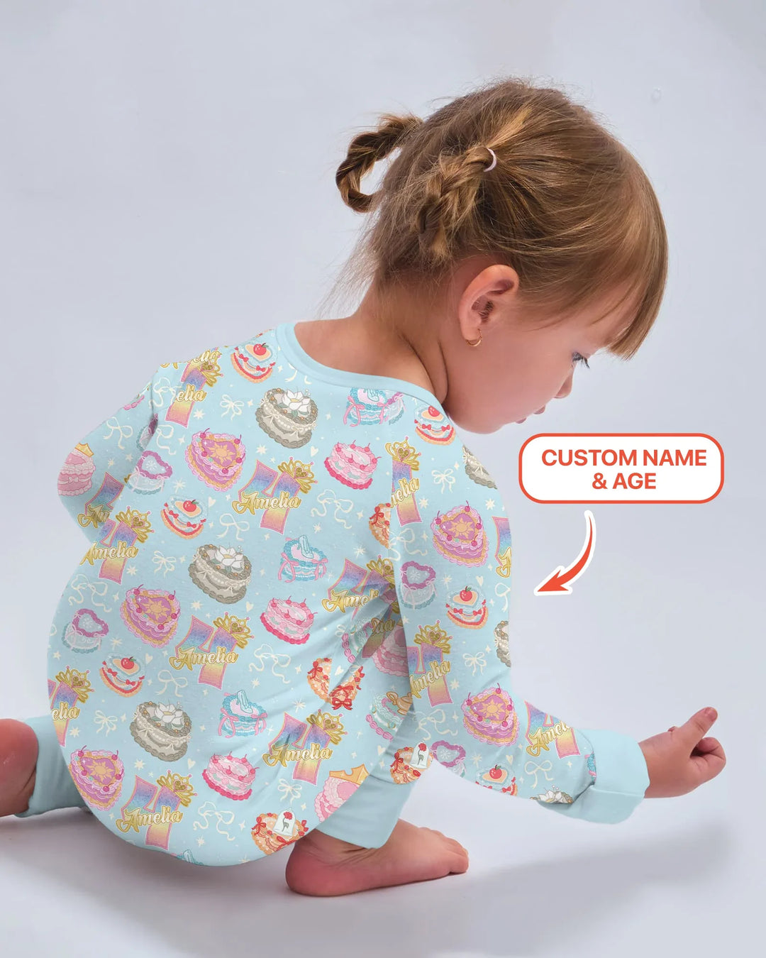Gerippte Babykleidung mit individuellem Foto - Weich &amp; Skizzenhaft