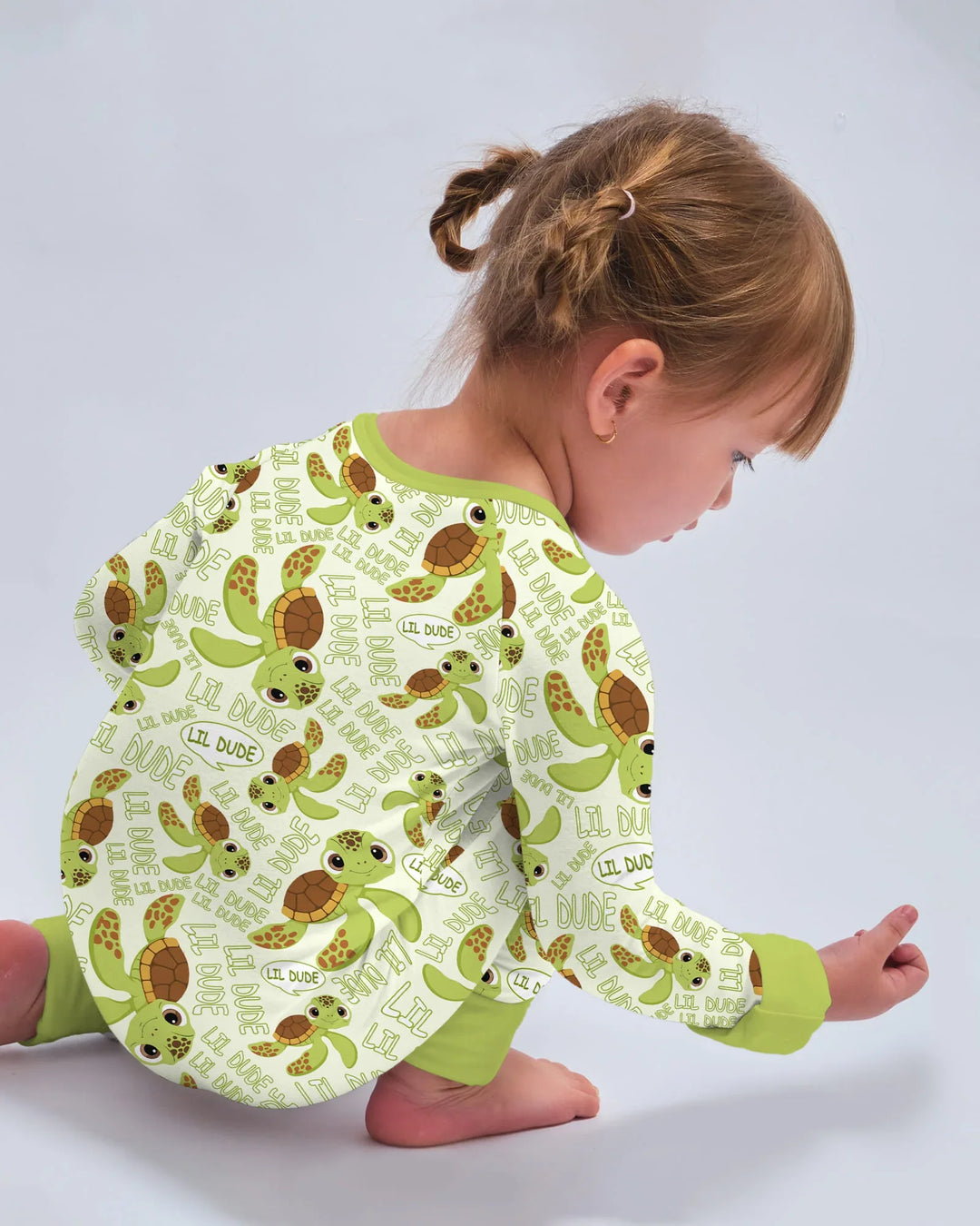 Gerippte Babykleidung mit individuellem Foto - Weich &amp; Skizzenhaft