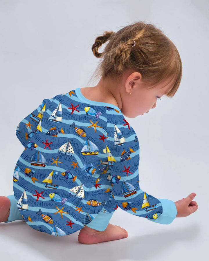 Gerippte Babykleidung mit individuellem Foto - Weich &amp; Skizzenhaft
