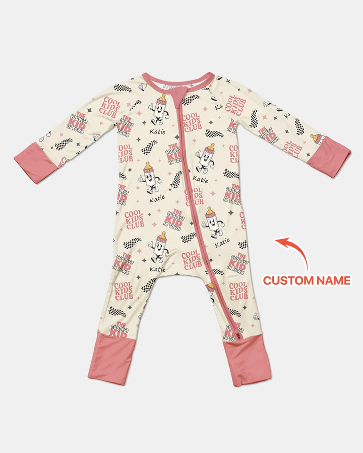 Custom Name Cool Club Daddy & Me Matching Bamboo Convertible Zippy