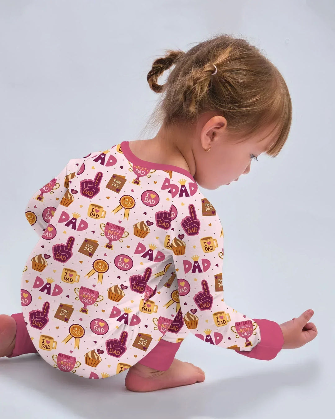 Gerippte Babykleidung mit individuellem Foto - Weich &amp; Skizzenhaft
