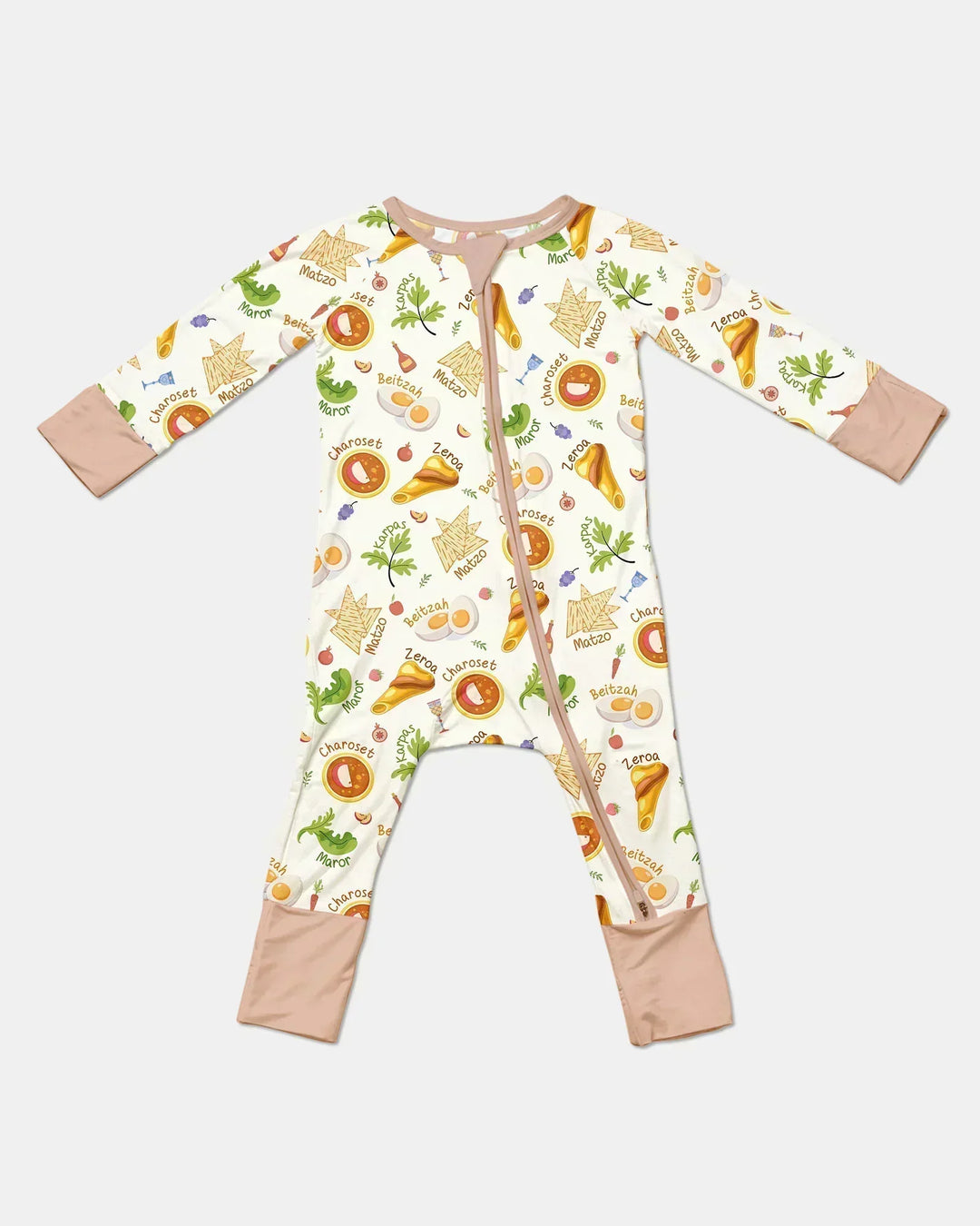 Happy Passover Family Matching Bamboo Convertible Zippy