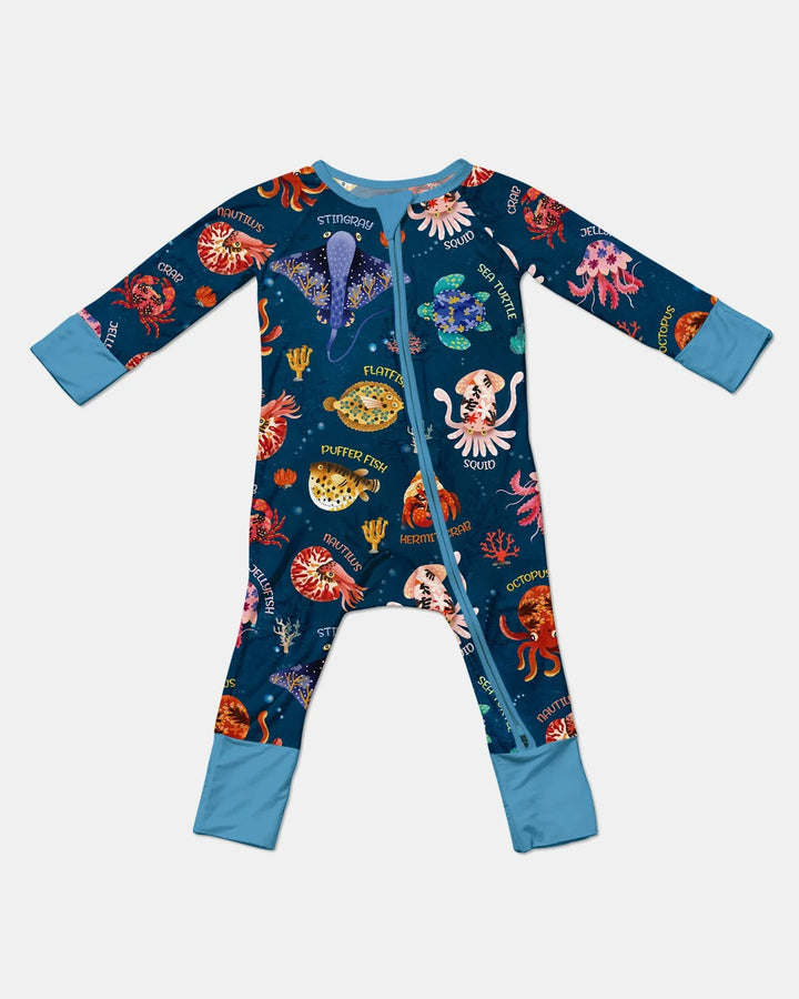 Deep Blue Wonders Bamboo Convertible Zippy