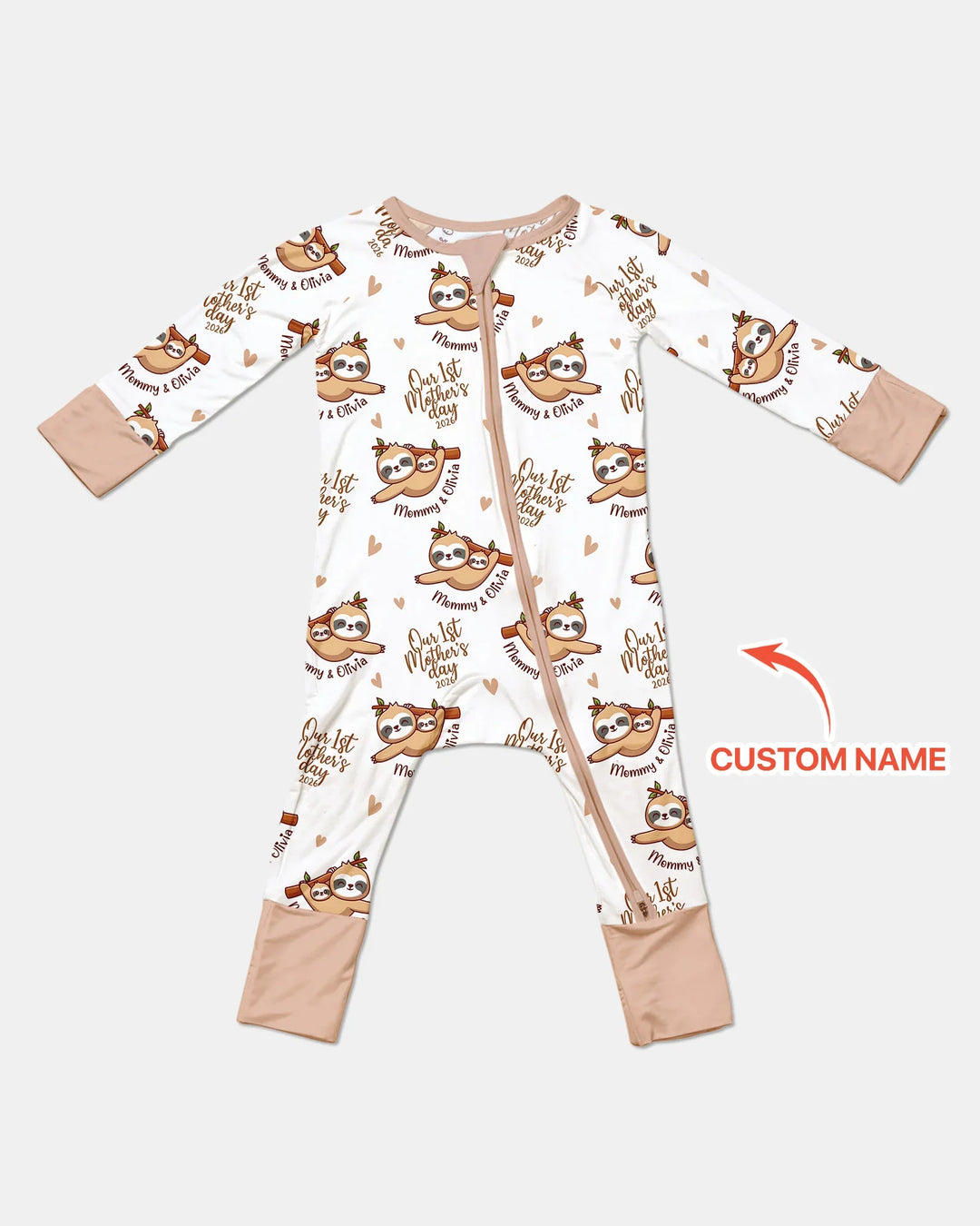 Gerippte Babykleidung mit individuellem Foto - Weich &amp; Skizzenhaft