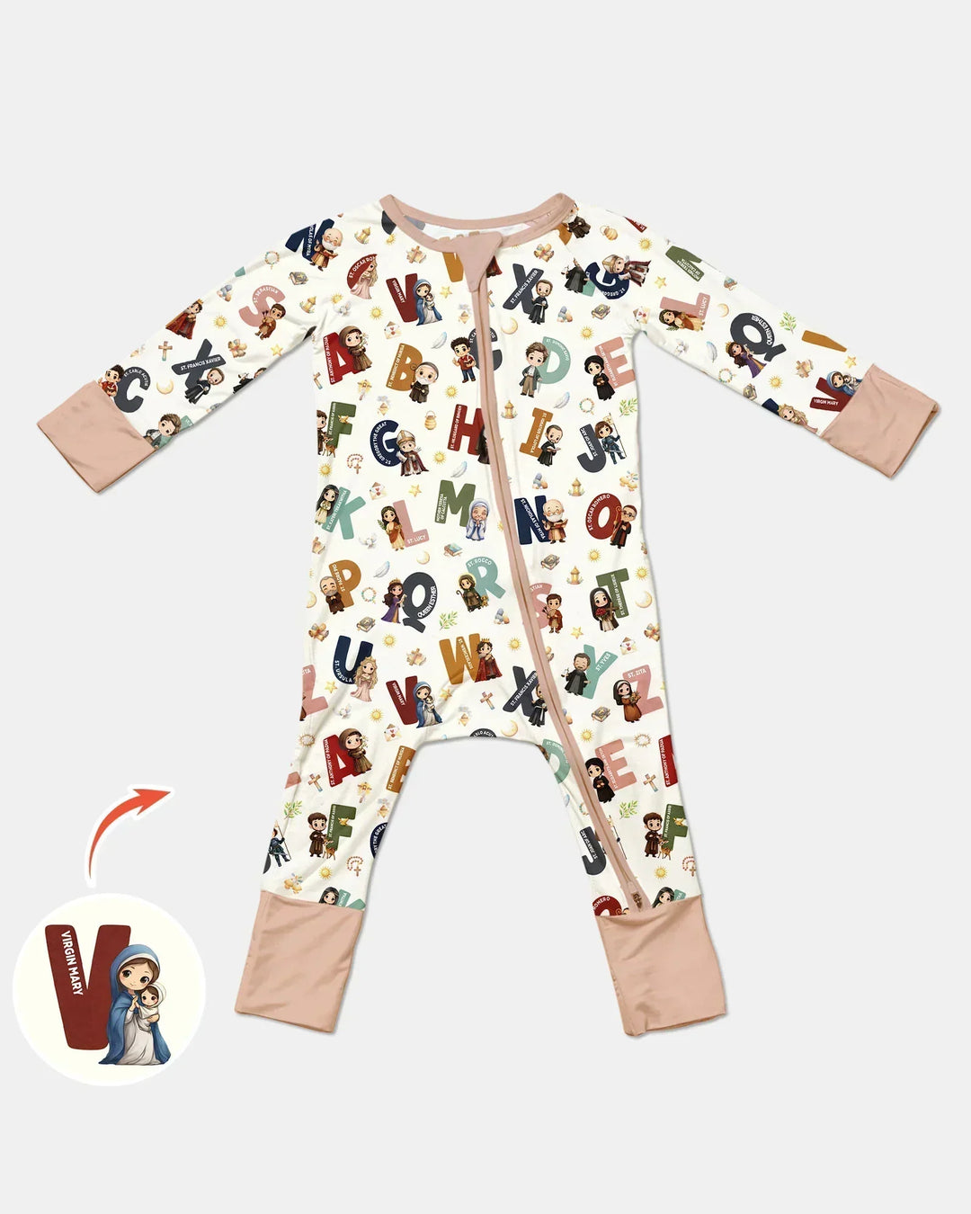 Gerippte Babykleidung mit individuellem Foto - Weich &amp; Skizzenhaft