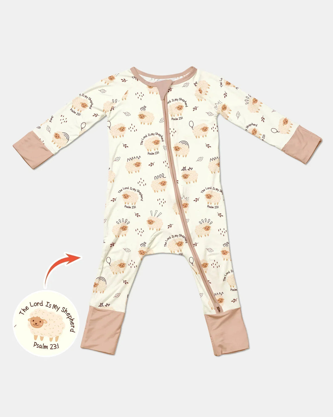 Gerippte Babykleidung mit individuellem Foto - Weich &amp; Skizzenhaft