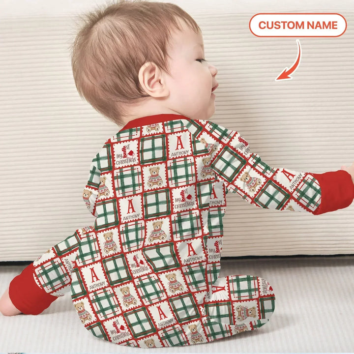 Gerippte Babykleidung mit individuellem Foto - Weich &amp; Skizzenhaft