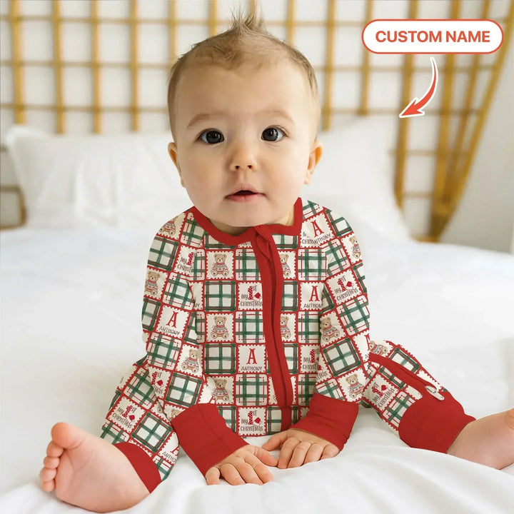 Gerippte Babykleidung mit individuellem Foto - Weich &amp; Skizzenhaft