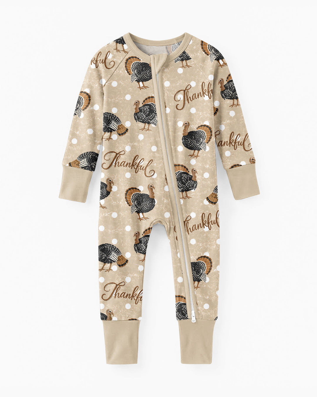 Turkey Thankful Bamboo Convertible Zippy