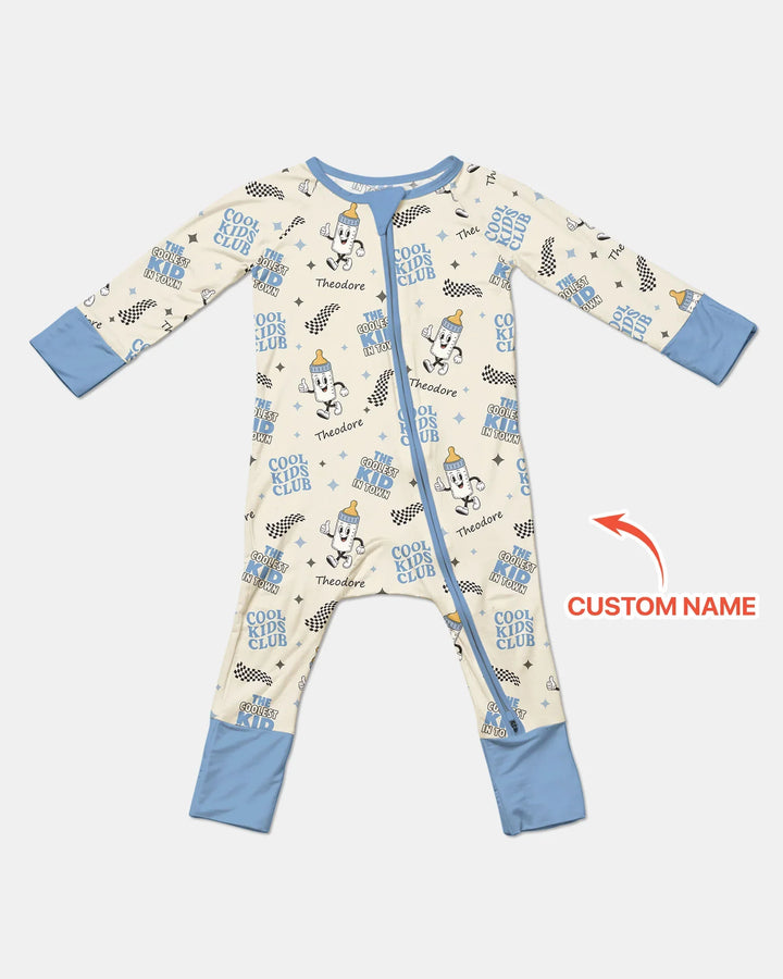 Custom Name Cool Club Daddy & Me Matching Bamboo Convertible Zippy