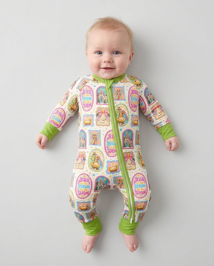 Nativity Jesus Is The Reason Bamboo Convertible Zippy