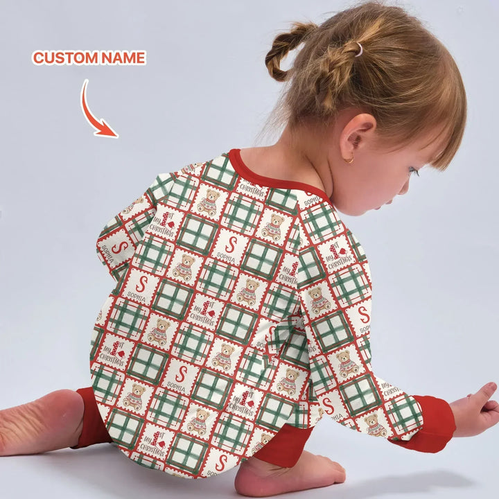 Gerippte Babykleidung mit individuellem Foto - Weich &amp; Skizzenhaft